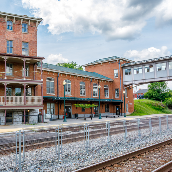 Martinsburg, WV, Amtrak station.